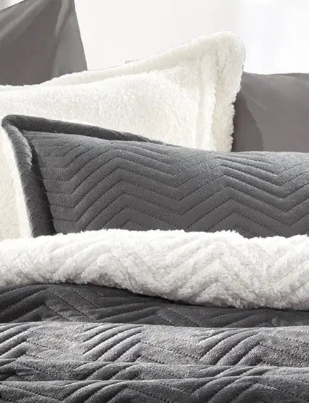 Velluto antra díszpárna huzat 52x72 / szürke