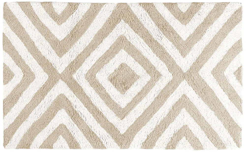 Veta natural fürdőszoba szőnyeg 55x95 / beige-barna