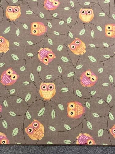 Vidám bagoly szőnyeg 100x150 / beige-barna