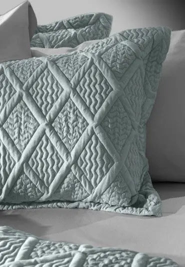 Vivaldi pasztel zöld díszpárna huzat 50x70 / zöld