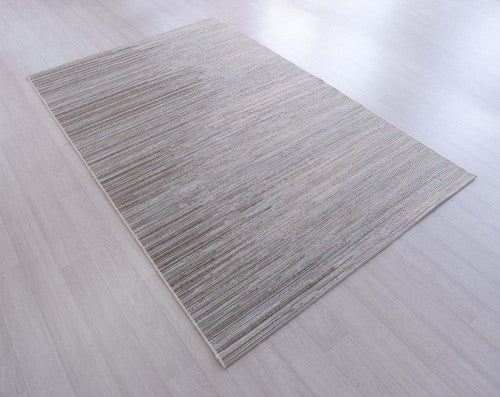 Wind beige-kék kültéri szőnyeg 8341/2T15 80x150 / kék