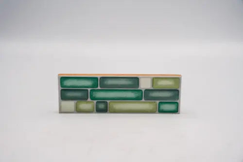 Zöld fényes listello/Wally 4,5x12,5 / zöld