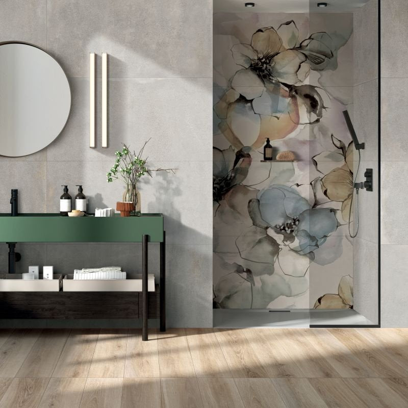 SPRING  120x280, Ez a pasztellszínű nagy csempe örök tavaszi frissességet varázsol otthonába, nyugalmat és biztonságérzetet teremt, miközben elegáns, modern hangulattal és inspiráló könnyedséggel tölti meg a teret.