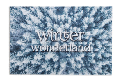 Karácsonyi winter wonderland - lábtörlő Szőnyegszalon Szőnyegszalon