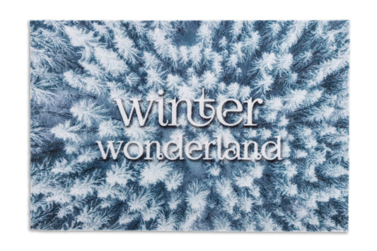 Karácsonyi winter wonderland - lábtörlő Szőnyegszalon Szőnyegszalon