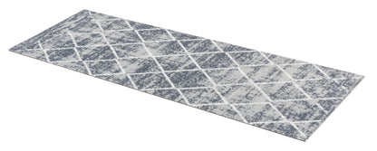 Miabella- szürke rombusz konyhai szőnyeg