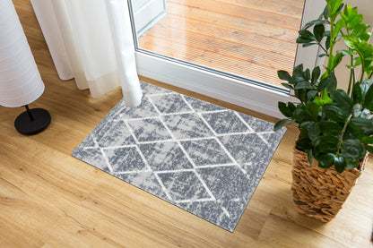 Miabella- szürke rombusz konyhai szőnyeg