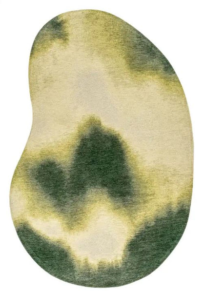 Aquarelle - Leaf 2092 zöld síkszövött szőnyeg