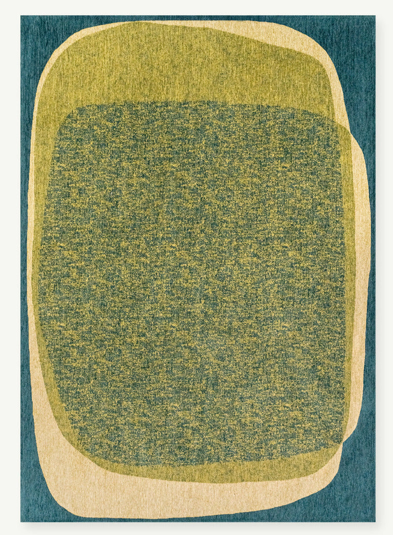 MARBLE LARCH 2062- zöld síkszövött modern szőnyeg