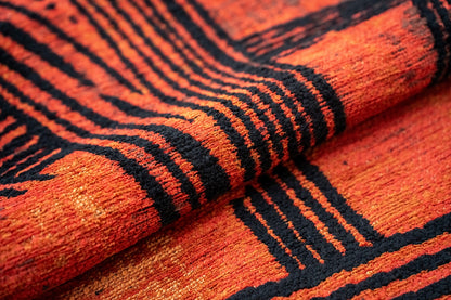 2069 KANJI GINGERCHOCOLATE síkszövött modern szőnyeg