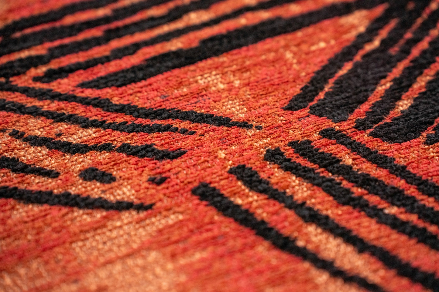 2069 KANJI GINGERCHOCOLATE síkszövött modern szőnyeg