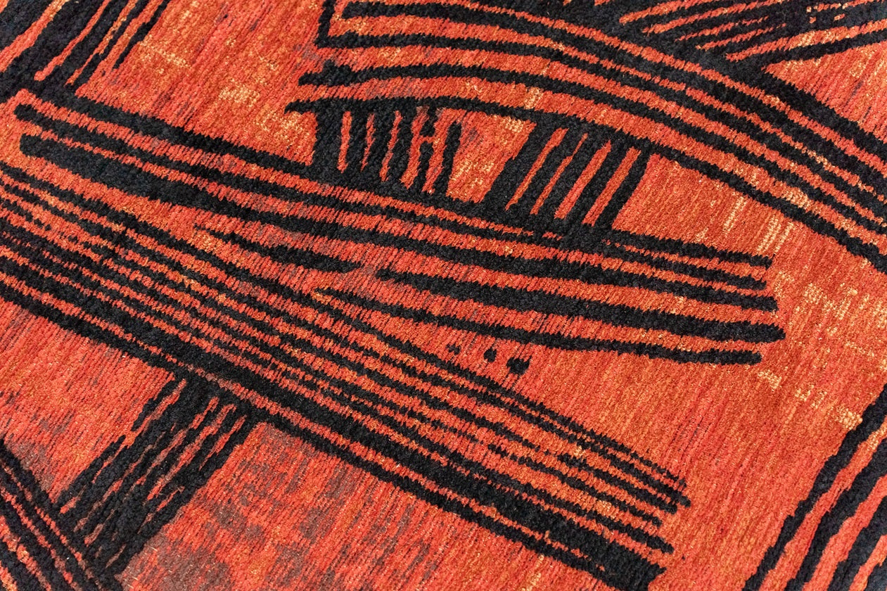 2069 KANJI GINGERCHOCOLATE síkszövött modern szőnyeg