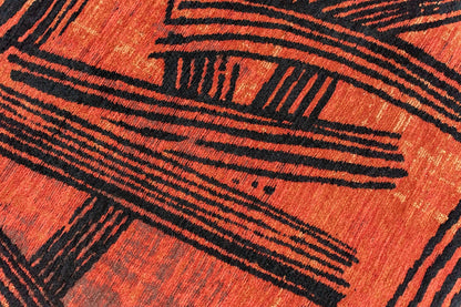 2069 KANJI GINGERCHOCOLATE síkszövött modern szőnyeg