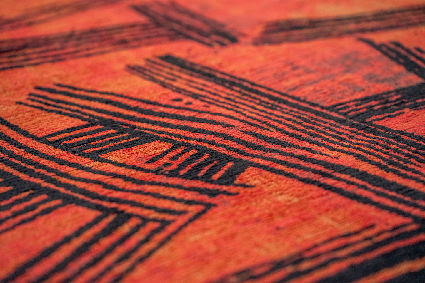 2069 KANJI GINGERCHOCOLATE síkszövött modern szőnyeg