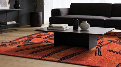 2069 KANJI GINGERCHOCOLATE síkszövött modern szőnyeg