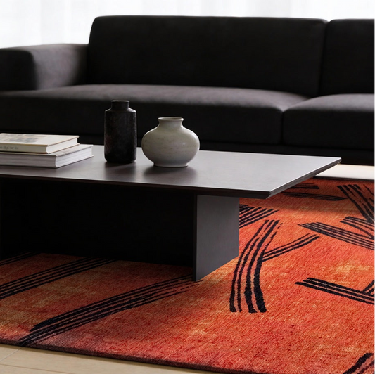 2069 KANJI GINGERCHOCOLATE síkszövött modern szőnyeg