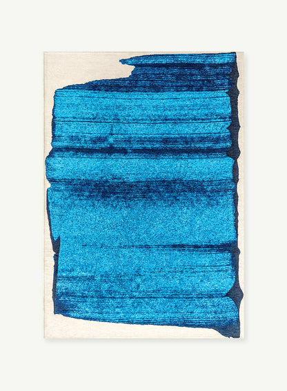 BRUSH DIVABLUE 2080 síkszövött kék szőnyeg