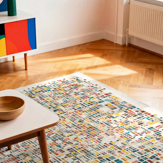 Cubik odern színes szőnyeg