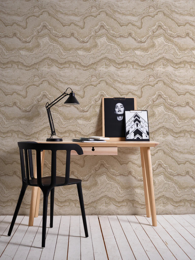 Márványos beige design tapéta