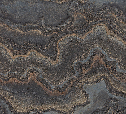 Márványos sötétbarna design tapéta