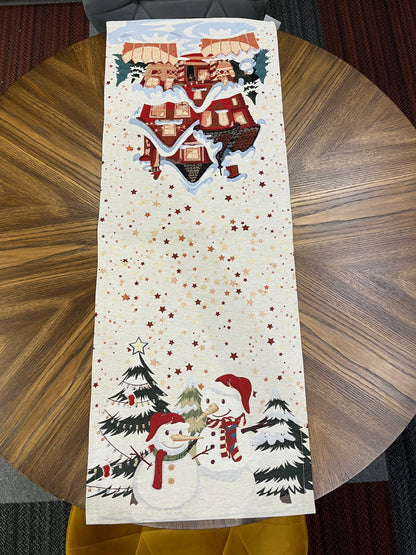 Terítő karácsonyi házikós