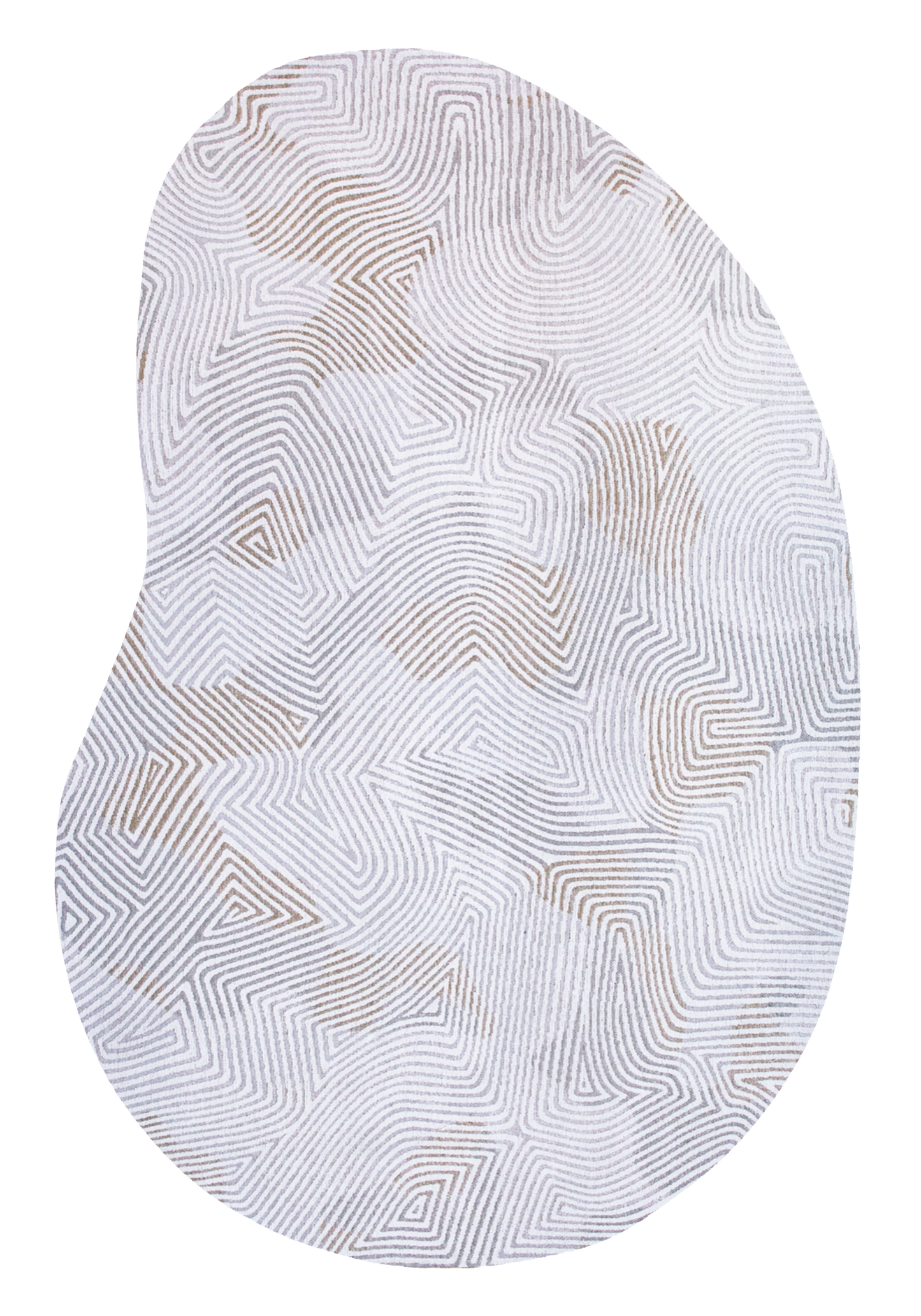 OYSTERWHITE- síkszövött modern szőnyeg - amorf