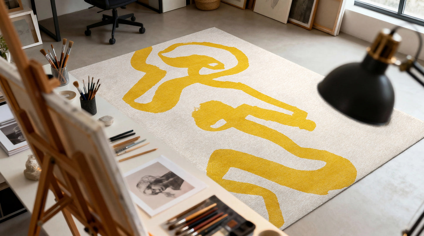 RIBBON PURE YELLOW 2084 szőnyeg