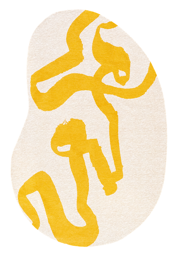 RIBBON PURE YELLOW 2084 szőnyeg