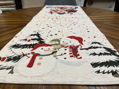 Terítő karácsonyi házikós