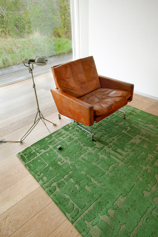 Baobab- 9202 Perrier’s Green- modern síkszövött szőnyeg