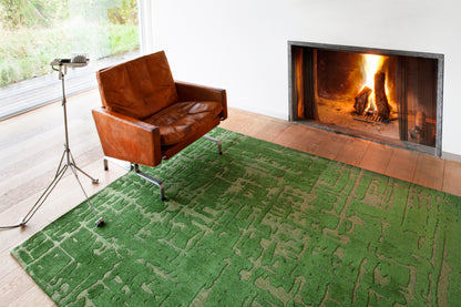 Baobab- 9202 Perrier’s Green- modern síkszövött szőnyeg