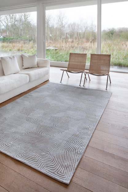 OYSTERWHITE- síkszövött modern szőnyeg 