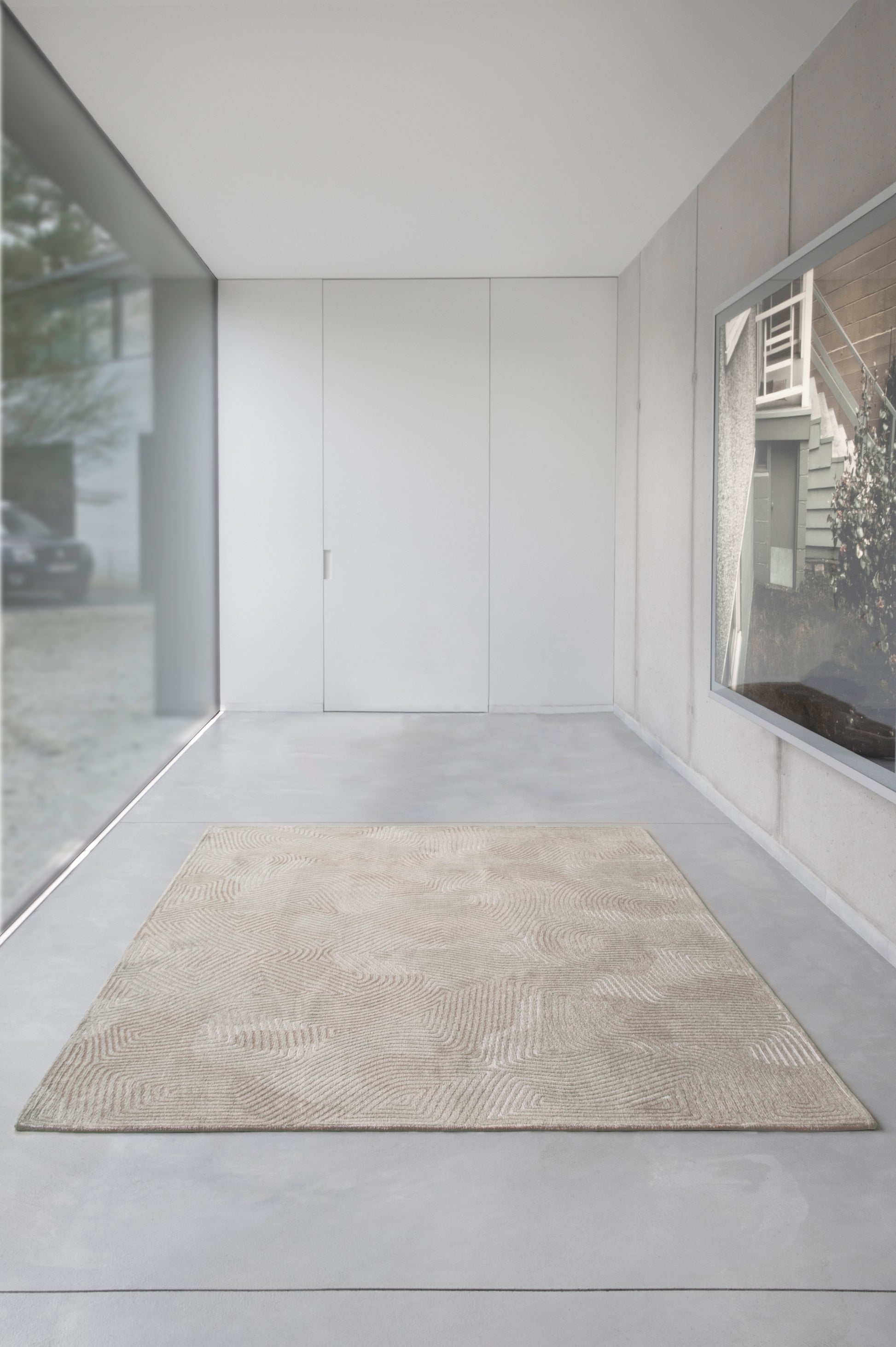 9229 SHELLBEIGE_ modern síkszövött szőnyeg 