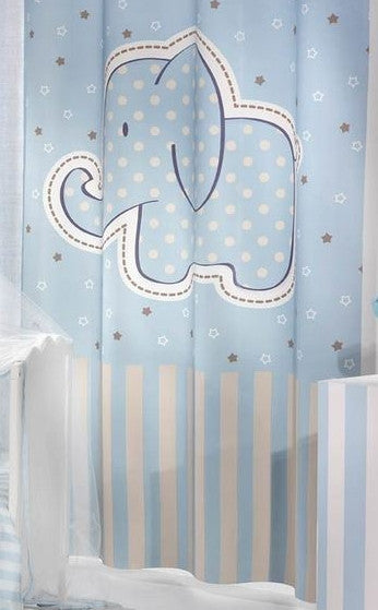 Africa blue függöny babaszobába 160x250 / kék