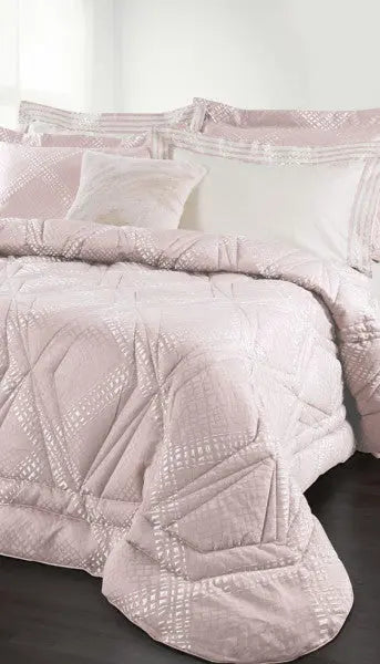 Ambiente mályva 3 részes szett 240x250+2db 50x70 / rózsaszín-lila