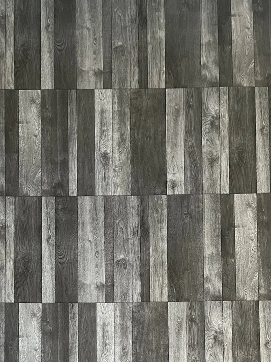 Antracit laminált mintás tekercses vinyl 400 cm-es / szürke
