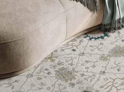 Mixture krém-kék szőnyeg 978003/6262