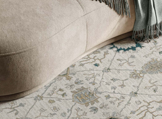 Mixture krém-kék szőnyeg 978003/6262