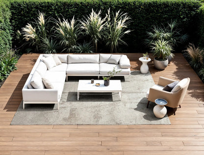 Sol beige modern síkszövött szőnyeg - Szőnyegszalon