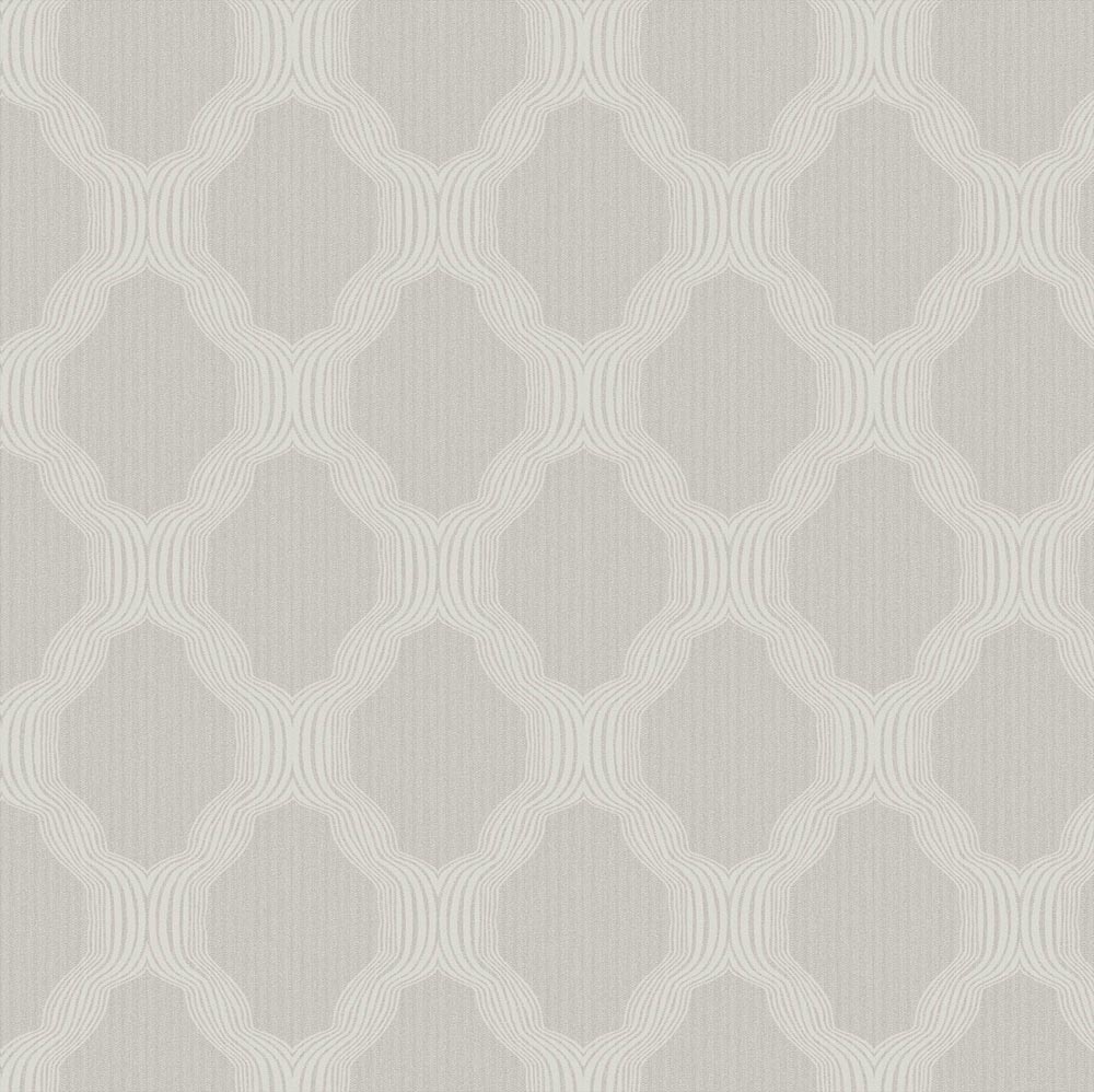 Elegáns geometrikus mintás tapéta világos