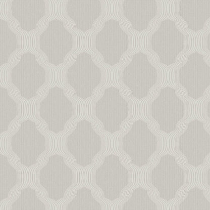 Elegáns geometrikus mintás tapéta világos