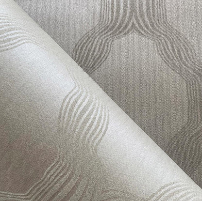 Elegáns geometrikus mintás tapéta világos