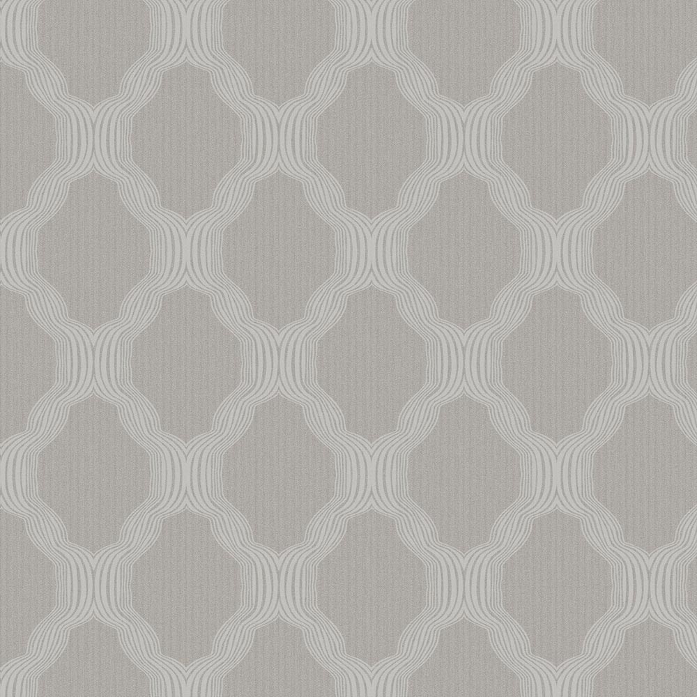 Modern geometrikus mintás tapéta taupe