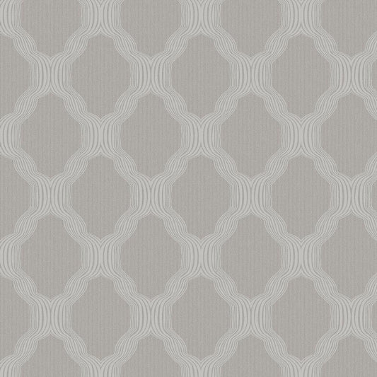 Modern geometrikus mintás tapéta taupe