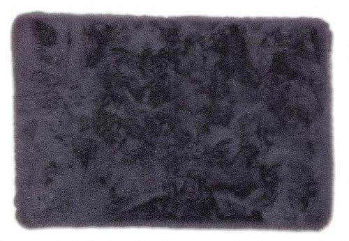 Bali antracit fürdőszoba szőnyeg 40x60 / szürke