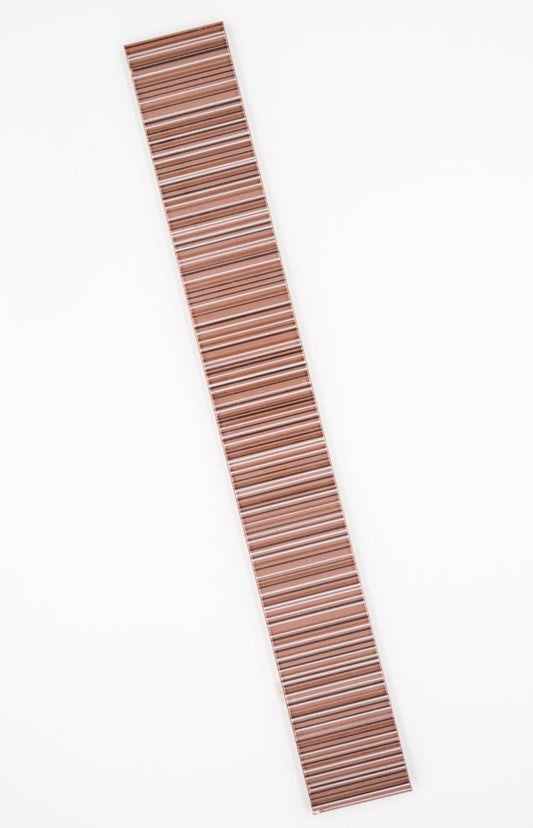 Barna csíkos listello/Prisma T 4x30 / beige-barna