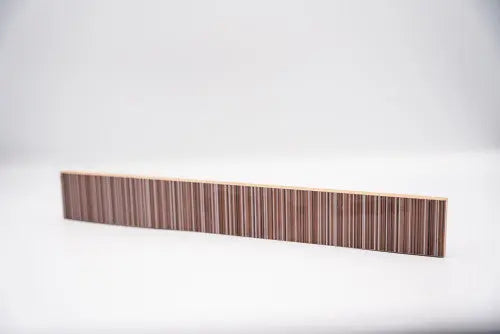 Barna csíkos listello/Prisma T 4x30 / beige-barna