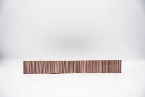 Barna csíkos listello/Prisma T 4x30 / beige-barna