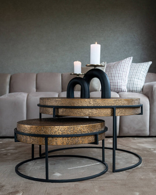 Livi fekete gyertyatartó - szoborszerű elegancia és kifinomult részletek