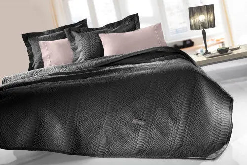Capsule anthracite ágyterítő szett 160x220+50x70 / szürke